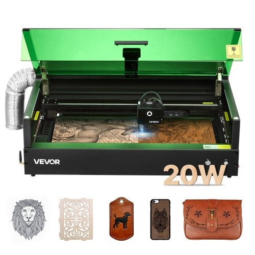Laser Engraver, 20W, Laser Engraving and Cutting Machine with