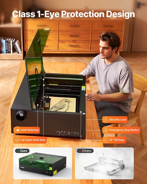 Laser Engraver, 20W, Laser Engraving and Cutting Machine with