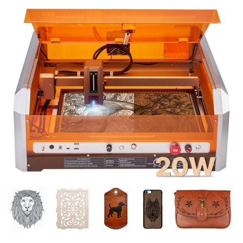 Laser Engraver, 20W, Laser Engraving and Cutting Machine with