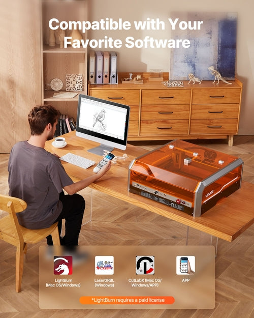 Laser Engraver, 20W, Laser Engraving and Cutting Machine with