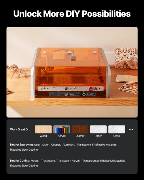 Laser Engraver, 20W, Laser Engraving and Cutting Machine with