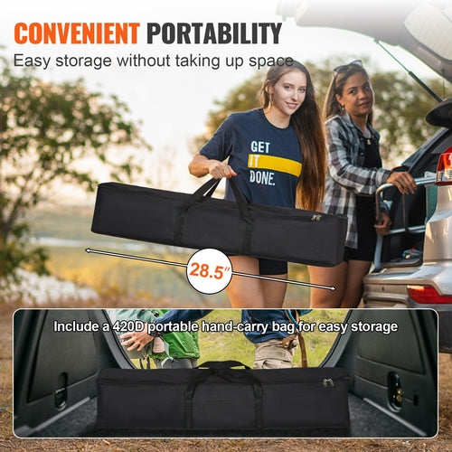 Projector Screen with Stand, 100 inch 16:9 4K 1080 HD Outdoor Movie
